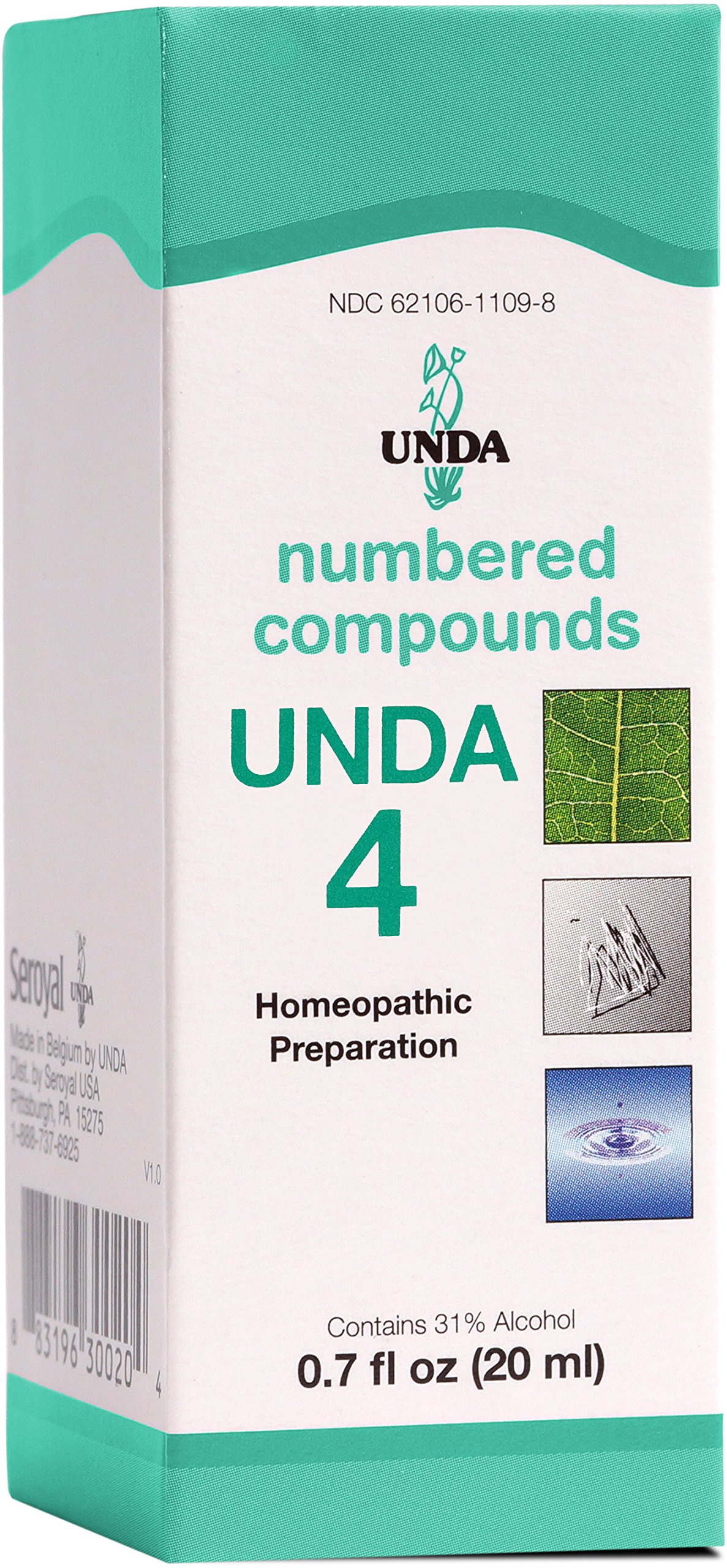 Amazon.com: UNDA 4 Numbered Compounds | Homeopathic Preparation